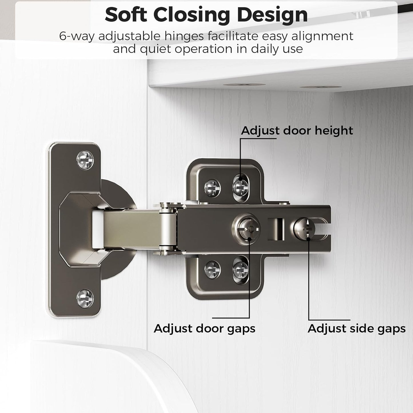 IRONCK 30" Bathroom Vanity with Sink, Freestanding Bathroom Storage Cabinet with 2 Drawers, 1 Tip-Out Drawer and 1 Soft-Close Door, Undermount Rectangular Ceramic Sink, Assembly Required, White