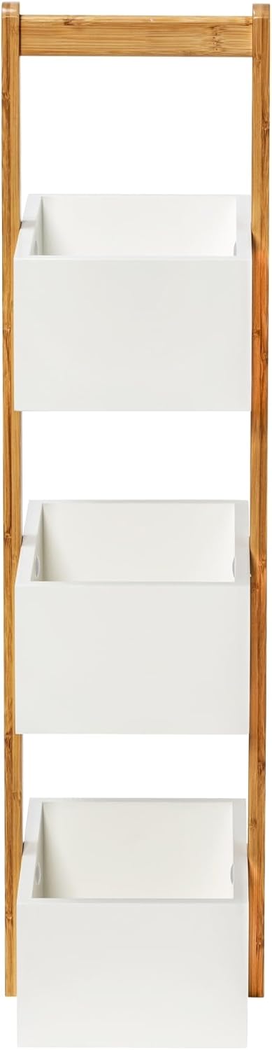 Honey-Can-Do 3-Tier Storage Caddy BTH-08790 Natural, 30 lbs