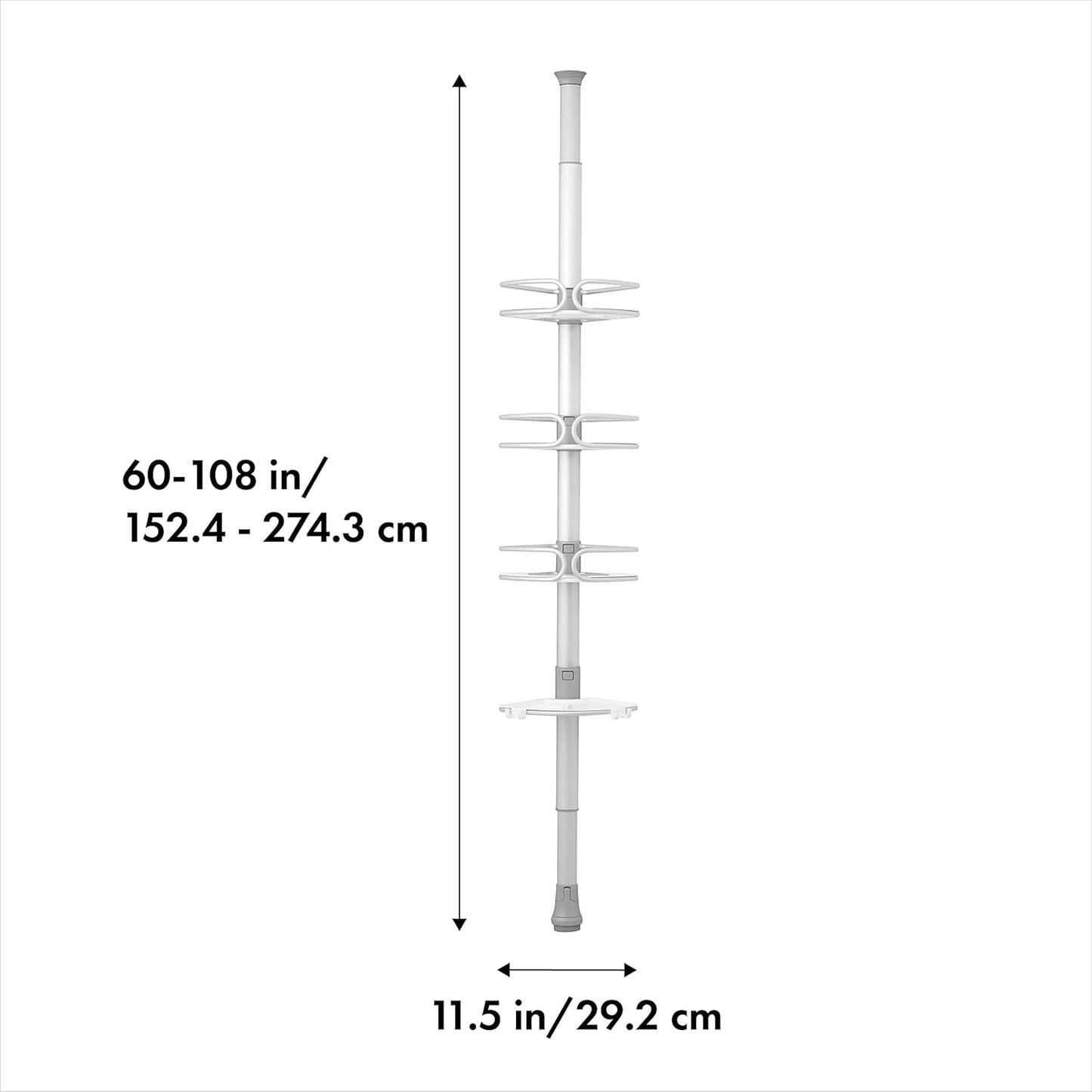 OXO Good Grips Quick-Extend Aluminum Pole Caddy